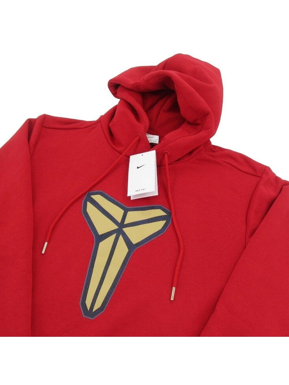 Nike Kobe Dri-FIT Pullover Red Basketball Hoodie Mens Size Medium NEW